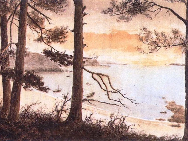 1866-Arturo Fernández Cersa - Spiaggia